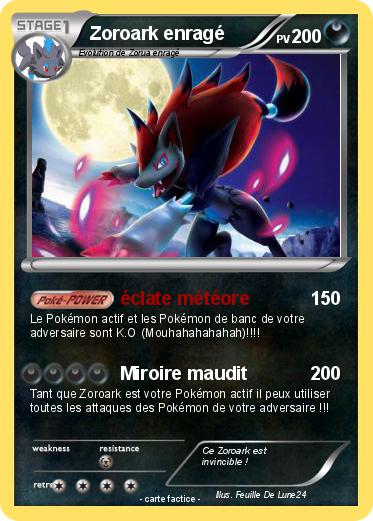 Pokemon Zoroark enragé