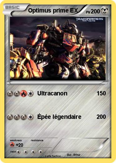 Pokemon Optimus prime EX
