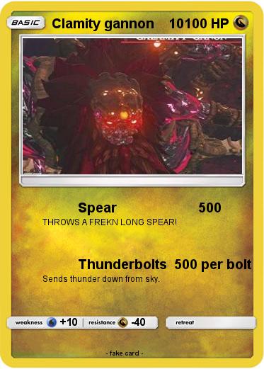 Pokemon Clamity gannon    10