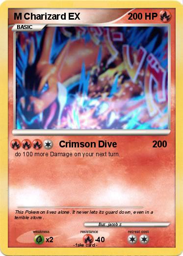 Pokemon M Charizard EX