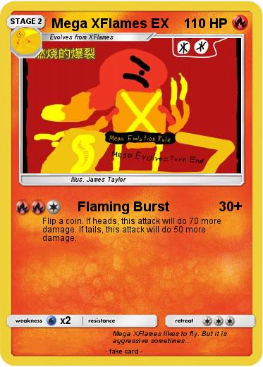 Pokemon Mega XFlames EX