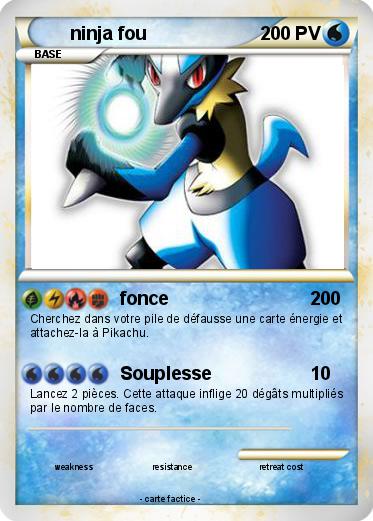 Pokemon ninja fou