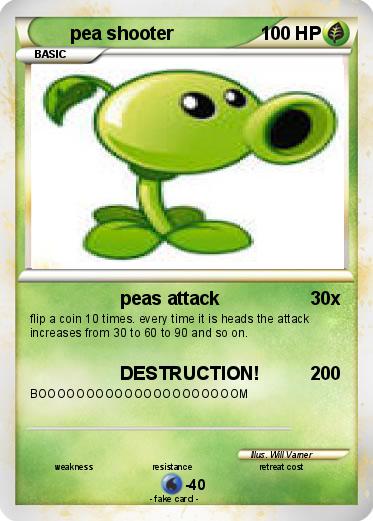 Pokemon pea shooter