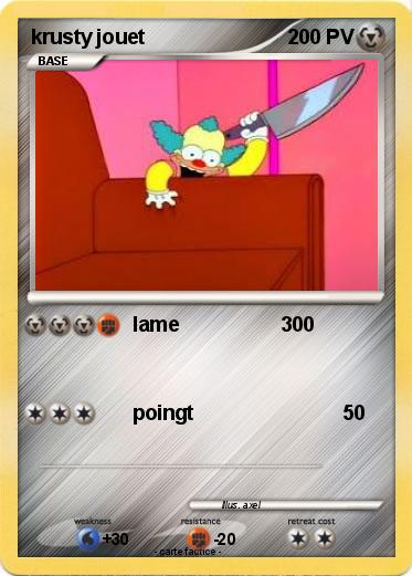 Pokemon krusty jouet