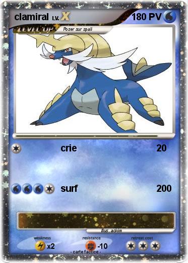 Pokemon clamiral