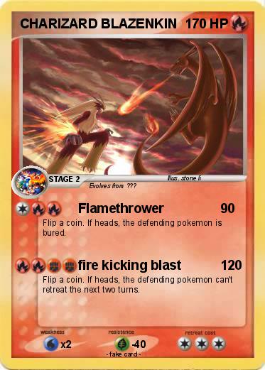 Pokemon CHARIZARD BLAZENKIN