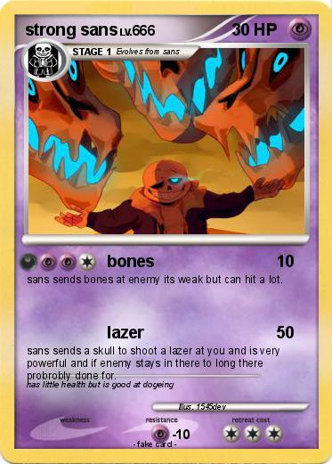 Pokemon strong sans