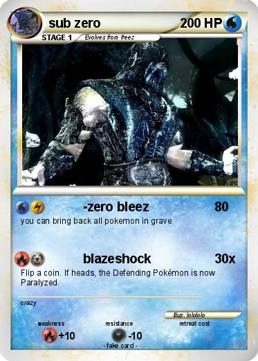 Pokemon sub zero