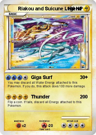 Pokemon Riakou and Suicune Legend