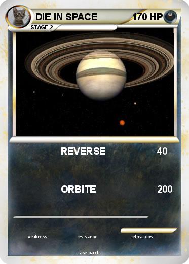 Pokemon DIE IN SPACE