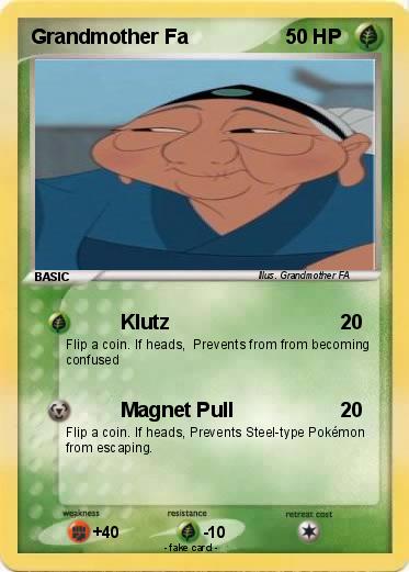 Pokemon Grandmother Fa