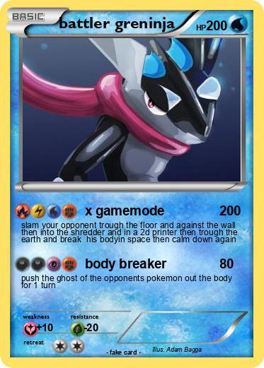 Pokemon battler greninja