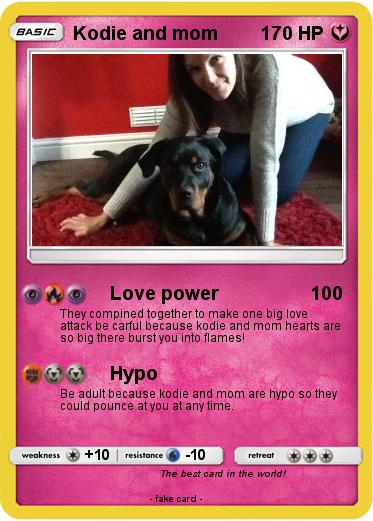 Pokemon Kodie and mom