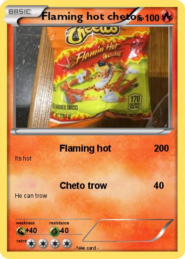 Pokemon Flaming hot chetos
