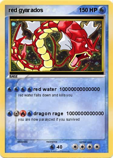 Pokemon red gyarados