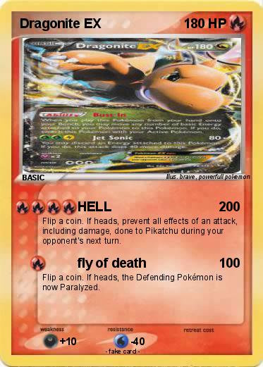 Pokemon Dragonite EX                                                                                     dundersaur