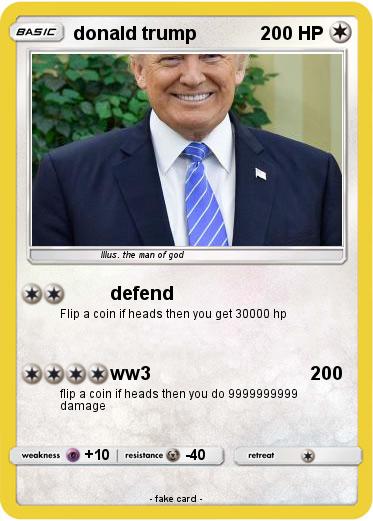 Pokemon donald trump