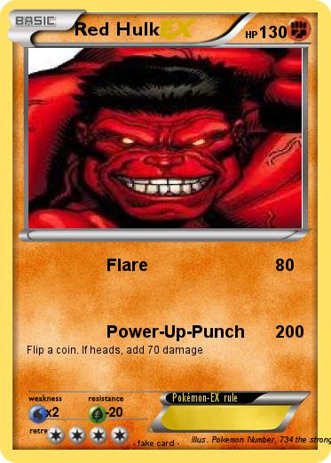 Pokemon Red Hulk