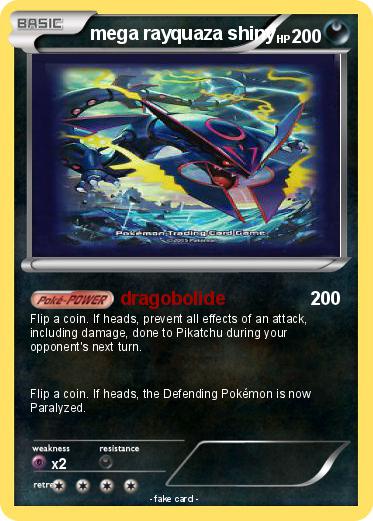 Pokemon mega rayquaza shiny