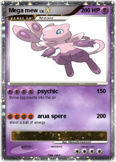 Pokemon Mega mew
