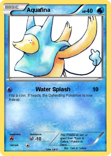 Pokemon Aquafina