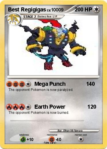 Pokemon Best Regigigas