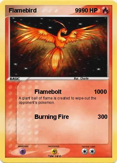 Pokemon Flamebird                        99