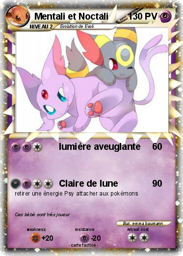 Pokemon Mentali et Noctali