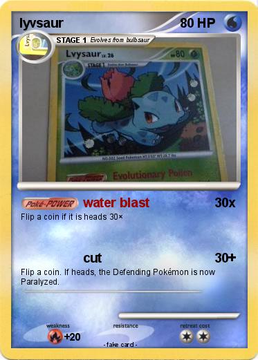 Pokemon lyvsaur