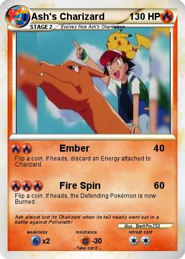 Pokemon Ash's Charizard