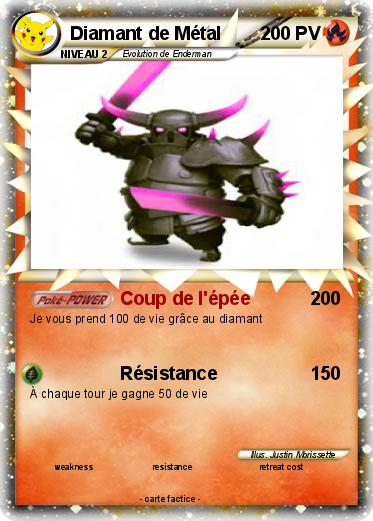 Pokemon Diamant de Métal