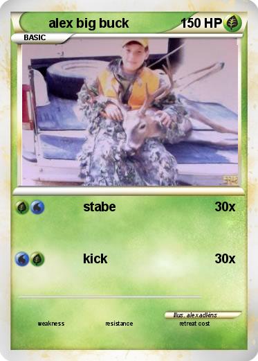 Pokemon alex big buck