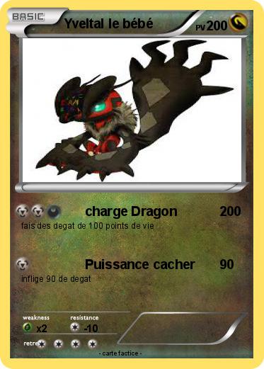 Pokemon Yveltal le bébé