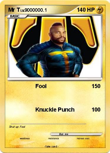 Pokemon Mr T
