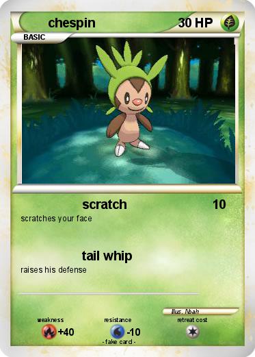 Pokemon chespin