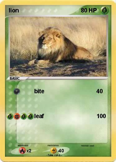 Pokemon lion