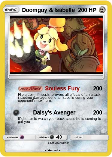 Pokemon Doomguy & Isabelle