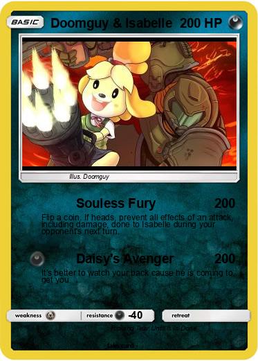 Pokemon Doomguy & Isabelle