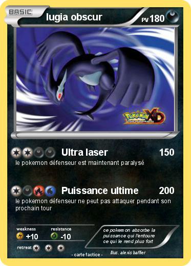 Pokemon lugia obscur