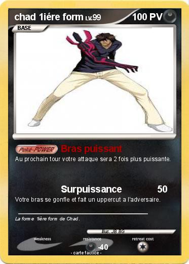 Pokemon chad 1iére form
