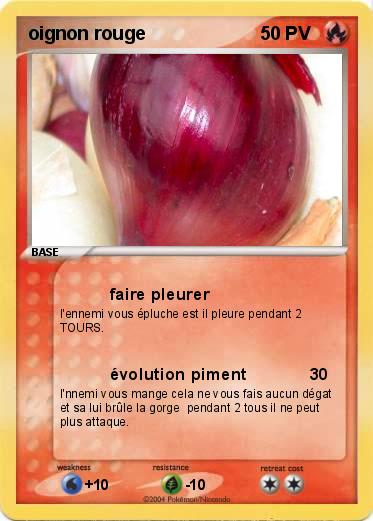 Pokemon oignon rouge