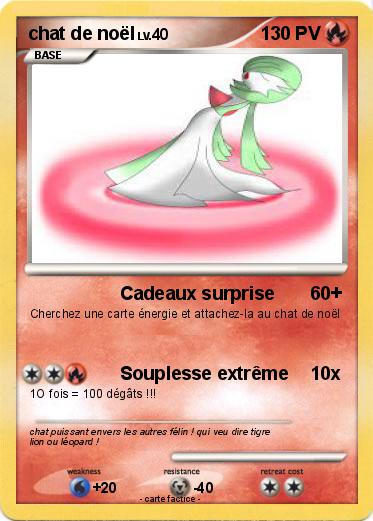 Pokemon chat de noël