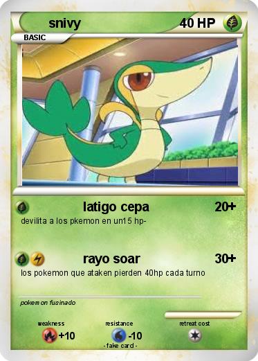 Pokemon snivy