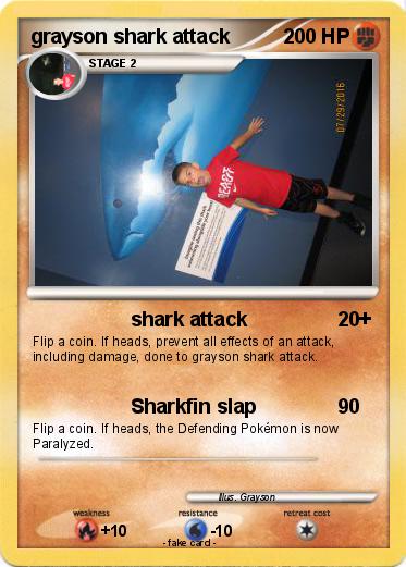 Pokemon grayson shark attack
