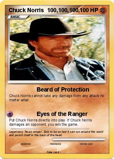 Pokemon Chuck Norris  100,100,100,