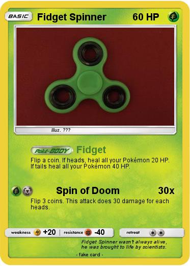 Pokemon Fidget Spinner
