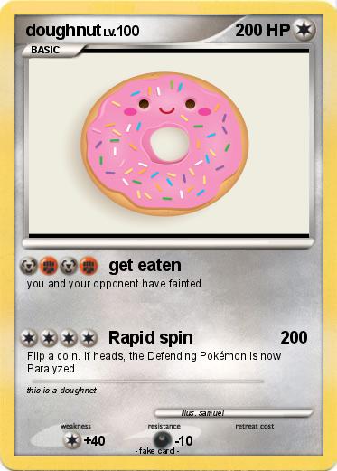 Pokemon doughnut