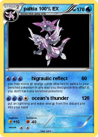 Pokemon palkia 100% EX