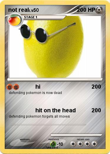Pokemon not real