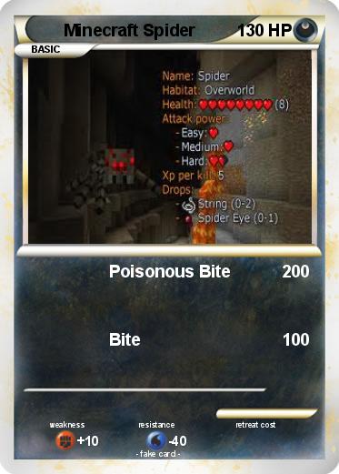 Pokemon Minecraft Spider